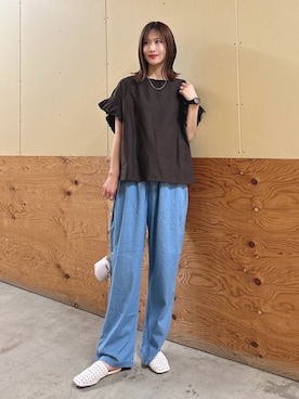 ERIKAさん（レディース・161cm）の春コーディネート