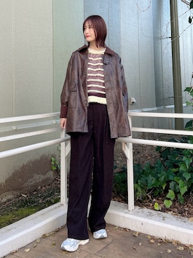 ERIKAさん（レディース・161cm）の秋コーディネート