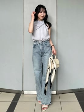 「anuans（アニュアンス）のアイテム」を使った、ánuansさん（レディース・155cm）の夏コーディネート