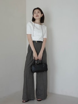 「anuans（アニュアンス）のアイテム」を使った、ánuansさん（レディース・157cm）の夏コーディネート