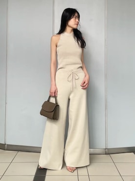 「anuans（アニュアンス）のアイテム」を使った、ánuansさん（レディース・156cm）の夏コーディネート