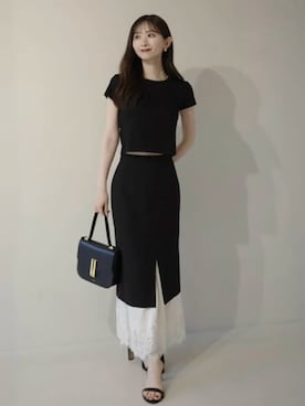 「anuans（アニュアンス）のアイテム」を使った、ánuansさん（レディース・156cm）の夏コーディネート