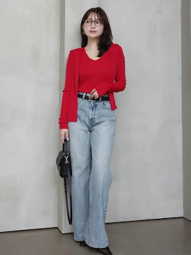 「anuans（アニュアンス）のアイテム」を使った、ánuansさん（レディース・157cm）の冬コーディネート