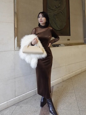 anuansさん（レディース・162cm）の冬コーディネート