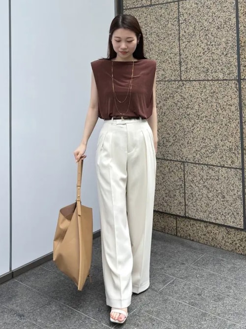 ツータックワイドパンツ（その他パンツ）｜anuans（アニュアンス）の