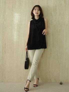 「anuans（アニュアンス）のアイテム」を使った、ánuansさん（レディース・156cm）の夏コーディネート