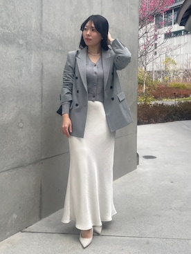 「anuans（アニュアンス）のアイテム」を使った、ánuansさん（レディース・155cm）の冬コーディネート