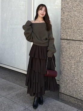 ánuansさん(レディース・161cm)の冬コーディネート