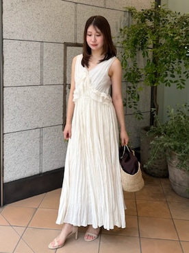「anuans（アニュアンス）のアイテム」を使った、ánuansさん（レディース・160cm）の夏コーディネート