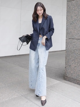 「anuans（アニュアンス）のアイテム」を使った、ánuansさん（レディース・175cm）の冬コーディネート