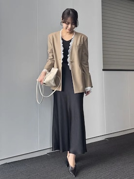 「anuans（アニュアンス）のアイテム」を使った、ánuansさん（レディース・164cm）の冬コーディネート