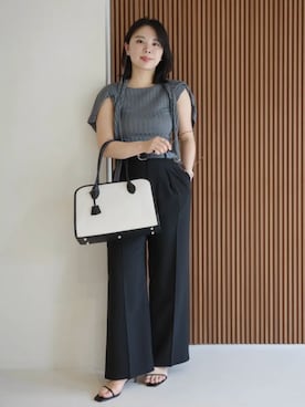 「anuans（アニュアンス）のアイテム」を使った、ánuansさん（レディース・162cm）の夏コーディネート