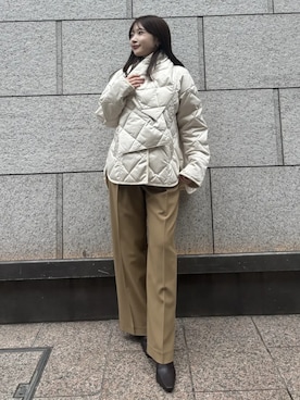 「anuans（アニュアンス）のアイテム」を使った、ánuansさん（レディース・152cm）の冬コーディネート