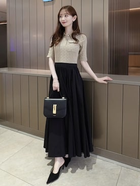 「anuans（アニュアンス）のアイテム」を使った、ánuansさん（レディース・158cm）の冬コーディネート