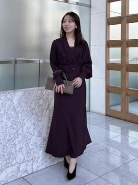 「anuans（アニュアンス）のアイテム」を使った、ánuansさん（レディース・162cm）の冬コーディネート