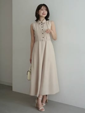 「anuans（アニュアンス）のアイテム」を使った、ánuansさん（レディース・156cm）の夏コーディネート