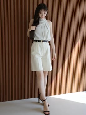 「anuans（アニュアンス）のアイテム」を使った、ánuansさん（レディース・158cm）の夏コーディネート