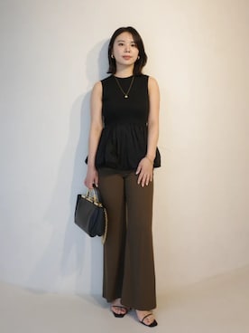「anuans（アニュアンス）のアイテム」を使った、ánuansさん（レディース・162cm）の夏コーディネート