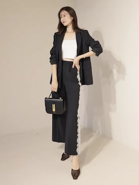 「anuans（アニュアンス）のアイテム」を使った、ánuansさん（レディース・175cm）の冬コーディネート