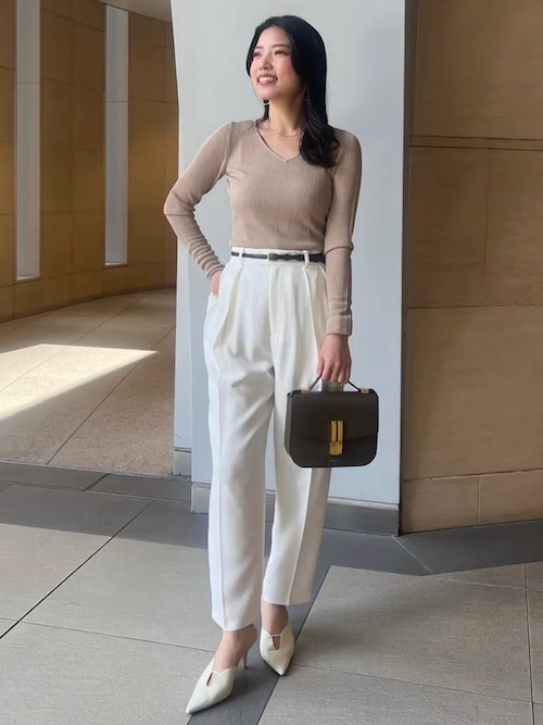 リュクスビスコースニットプルオーバー（ニット/セーター）｜anuans