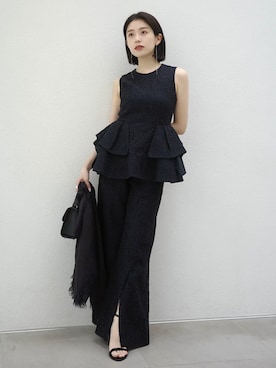 「anuans（アニュアンス）のアイテム（トップス）」を使った、ánuansさん（レディース・157cm）の春コーディネート