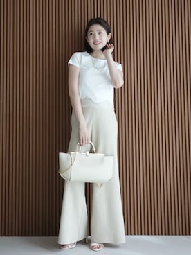 「anuans（アニュアンス）のアイテム」を使った、ánuansさん（レディース・157cm）の夏コーディネート