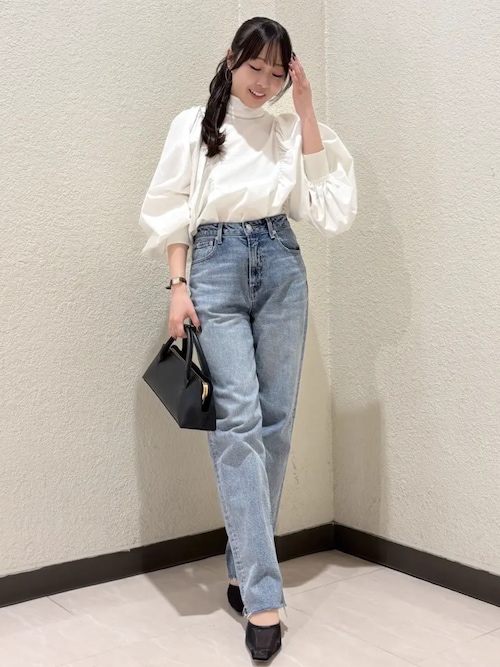 Boys fit denim/ボーイズフィットデニム（デニムパンツ）｜anuans（ア