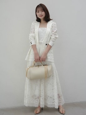 「anuans（アニュアンス）のアイテム」を使った、ánuansさん（レディース・156cm）の春コーディネート