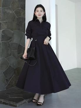 「きれいめスタイル」｜ánuansさん（レディース・157cm）の冬コーディネート
