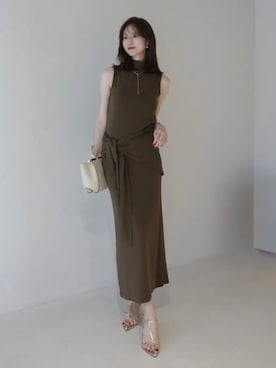 「anuans（アニュアンス）のアイテム」を使った、ánuansさん（レディース・175cm）の夏コーディネート