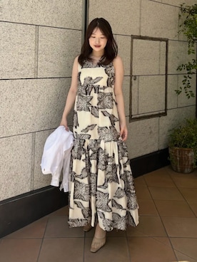 「anuans（アニュアンス）のアイテム」を使った、ánuansさん（レディース・152cm）の春コーディネート