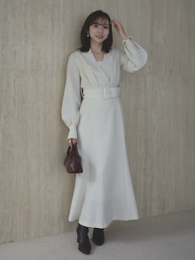 「anuans（アニュアンス）のアイテム」を使った、ánuansさん（レディース・162cm）の冬コーディネート