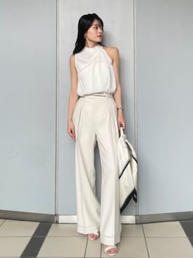 「anuans（アニュアンス）のアイテム」を使った、ánuansさん（レディース・156cm）の夏コーディネート