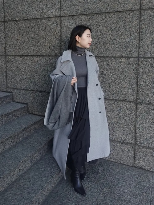 セール】コットンクレープティアードスカート（スカート）｜anuans（ア