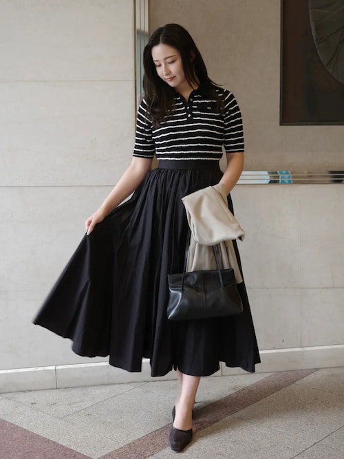 セール】ケーブルポロニットドッキングワンピース（ワンピース