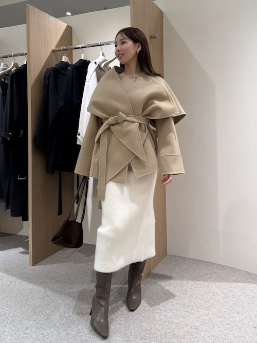 カシミヤブレンドキャミソールニットワンピース（ワンピース）｜anuans