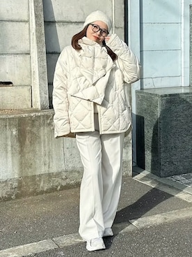 「anuans（アニュアンス）のアイテム」を使った、ánuansさん（レディース・153cm）の冬コーディネート