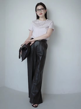 「anuans（アニュアンス）のアイテム」を使った、ánuansさん（レディース・157cm）の冬コーディネート