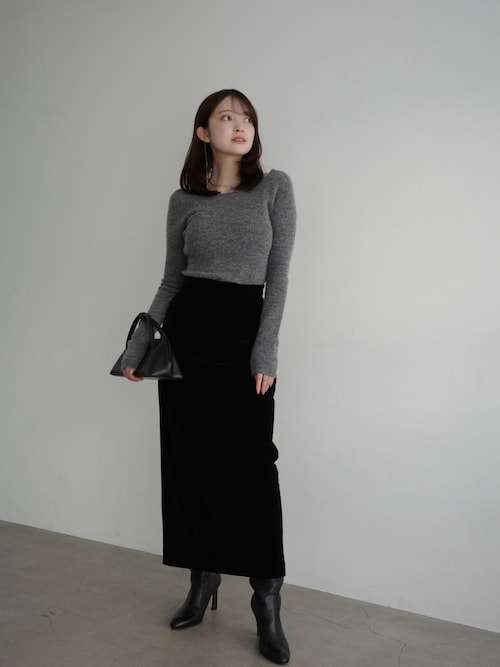 ニットボディスーツ（ニット/セーター）｜anuans（アニュアンス）の