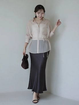 ánuansさん(レディース・162cm)の夏コーディネート