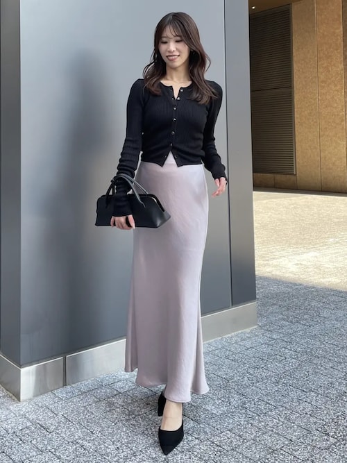 サテンナロースカート（スカート）｜anuans（アニュアンス）の