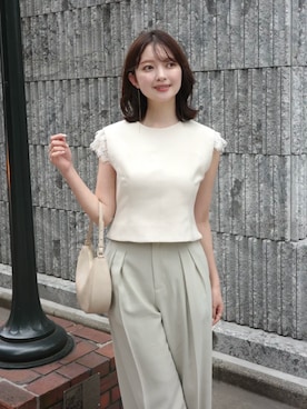 「anuans（アニュアンス）のアイテム」を使った、ánuansさん（レディース・156cm）の夏コーディネート