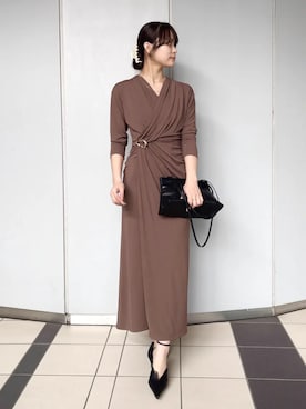「きれいめスタイル」｜ánuansさん（レディース・164cm）の春コーディネート