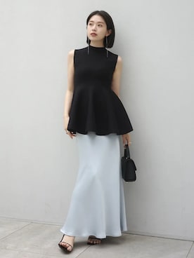 「anuans（アニュアンス）のアイテム（トップス）」を使った、ánuansさん（レディース・157cm）の春コーディネート