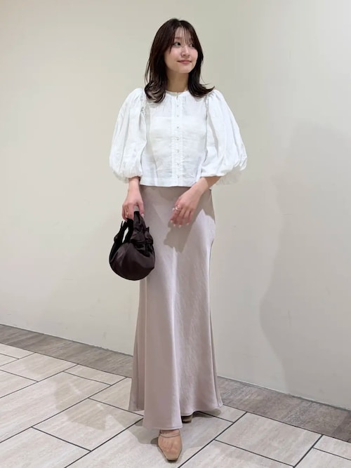 anuans 2wayパフブラウス WHITE アニュアンス anuans 2wayパフブラウス （WHITE） - ファッション通販