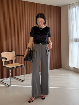 「anuans（アニュアンス）のアイテム」を使った、ánuansさん（レディース・165cm）の夏コーディネート