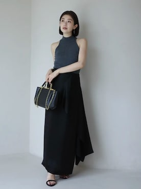 「anuans（アニュアンス）のアイテム」を使った、ánuansさん（レディース・157cm）の夏コーディネート