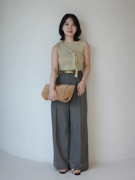 「anuans（アニュアンス）のアイテム」を使った、ánuansさん（レディース・162cm）の夏コーディネート