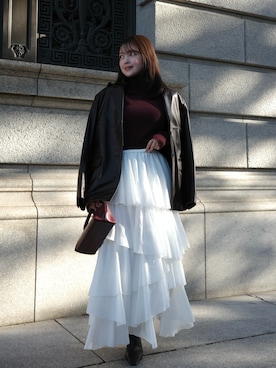 anuansさん（レディース・157cm）の冬コーディネート