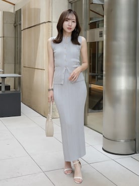 「anuans（アニュアンス）のアイテム」を使った、ánuansさん（レディース・162cm）の夏コーディネート